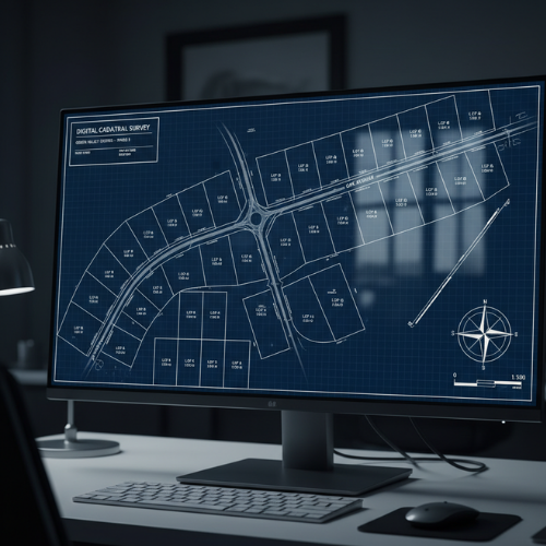 Digital Field Measurement Book drawings for precise land record documentationFMB Work (Digital Drawings)